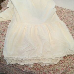 Simply Shabby Chic White Eyelet Bedskirt Full